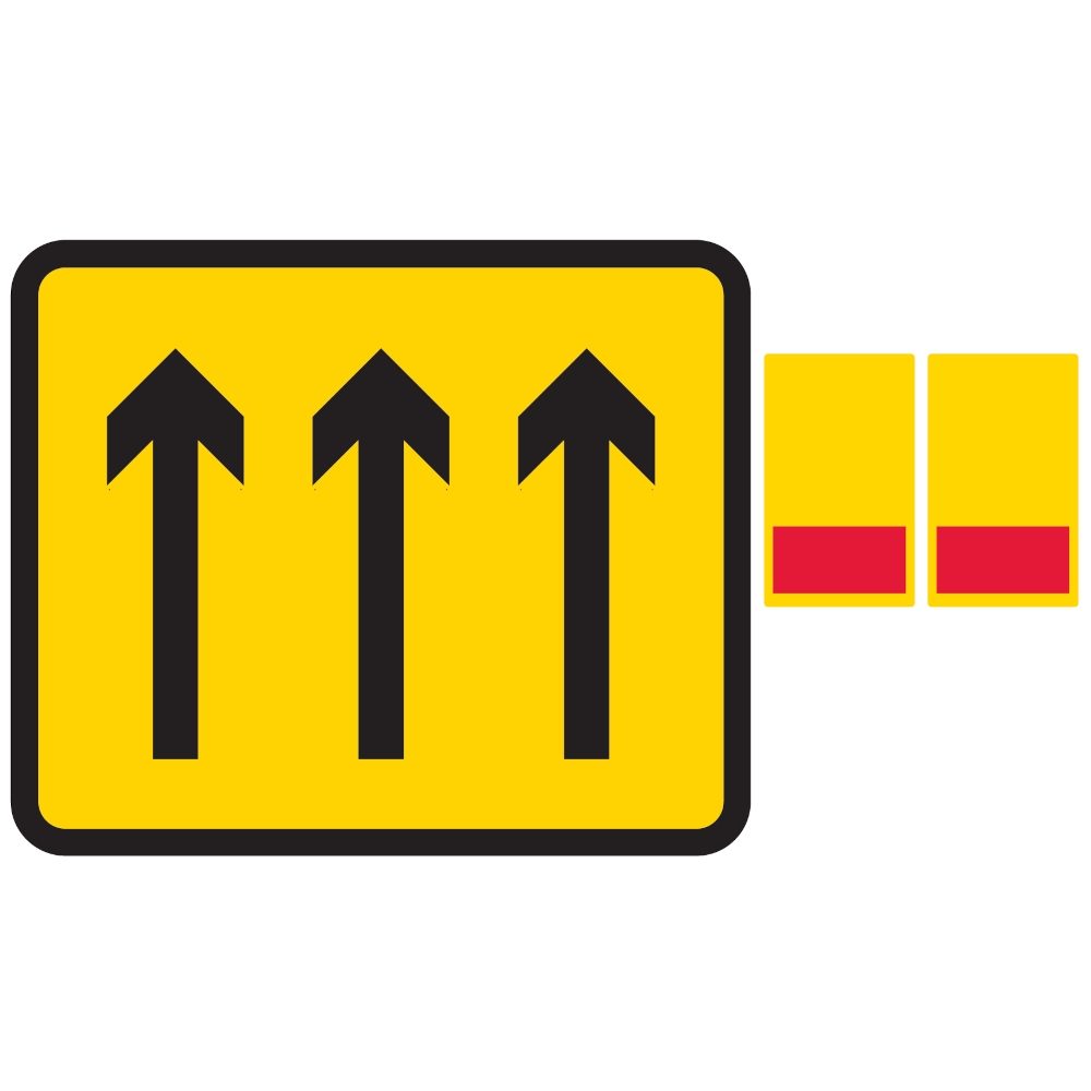 800 x 900mm 3 Lane Wicket (c/w Blanking Plates) - Black Plastic Sign