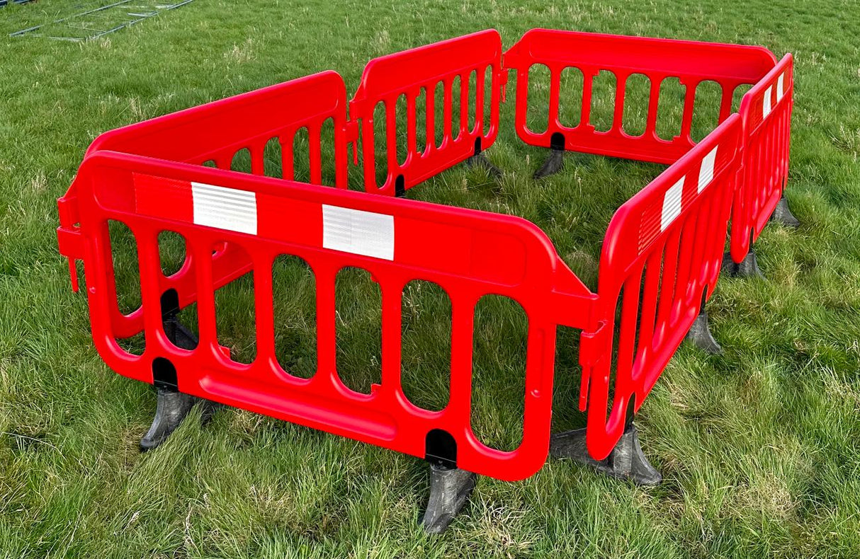 Porta™ Pedestrian Barrier - Red - 2m