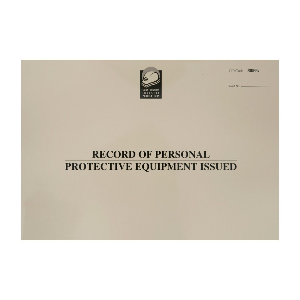 Record of Personal Protective Equipment Issued (ROIPPE)