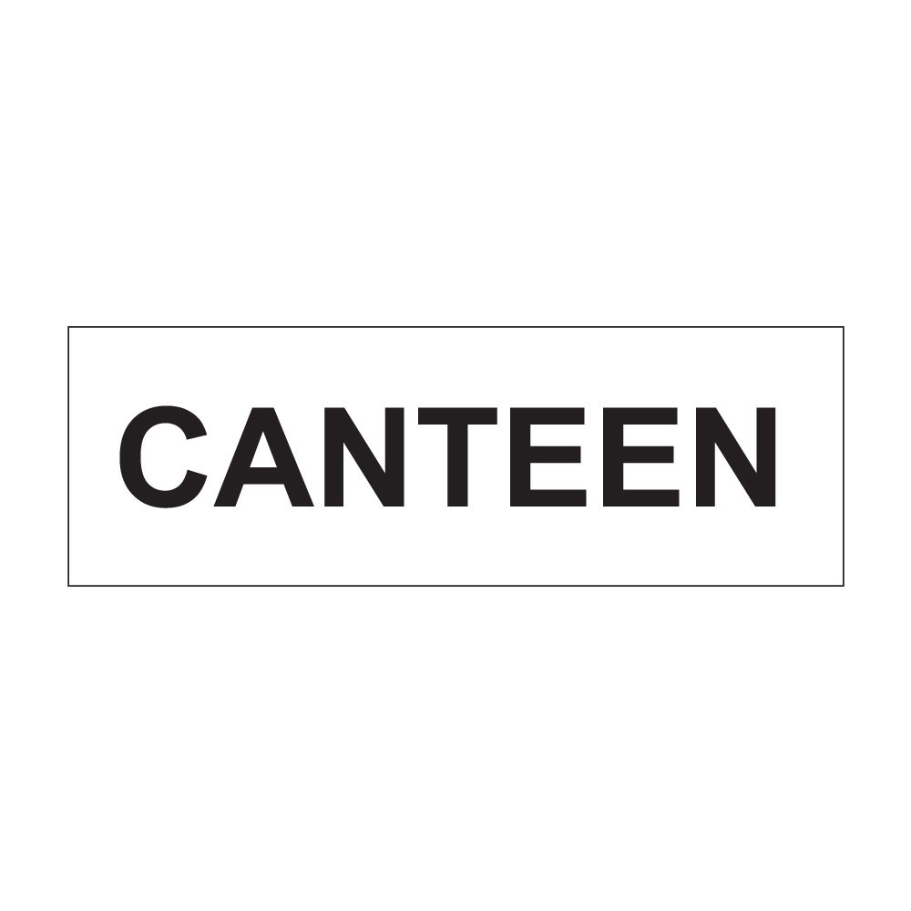 Canteen Sign - 300mm x 100mm