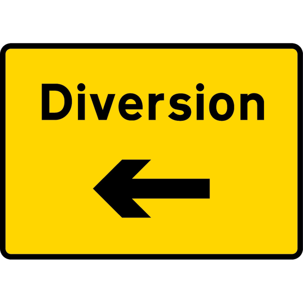 Diversion Left - 1050mm x 750mm