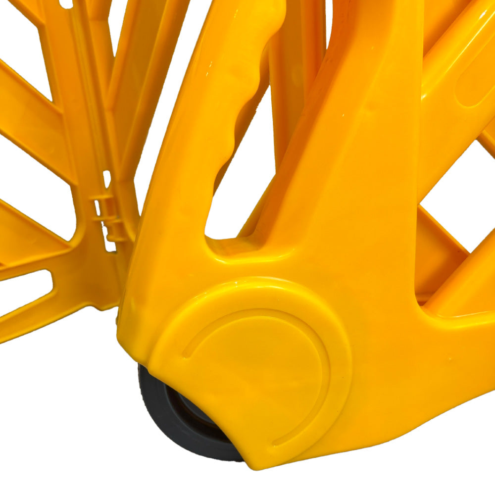 TRAFF TEX™ Portable Expandable Barrier - Yellow - 3.8m