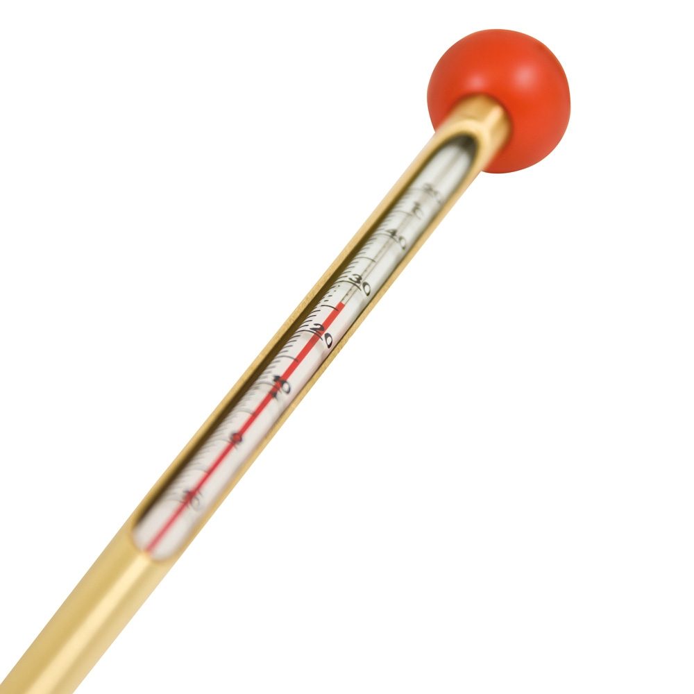 Concrete Thermometer Brass