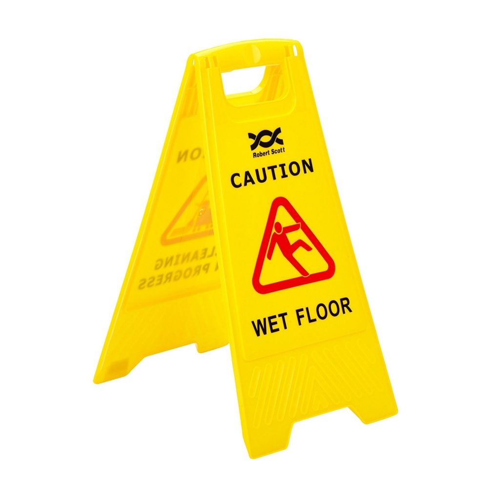 Caution Wet Floor - A-Frame - 233 x 615mm
