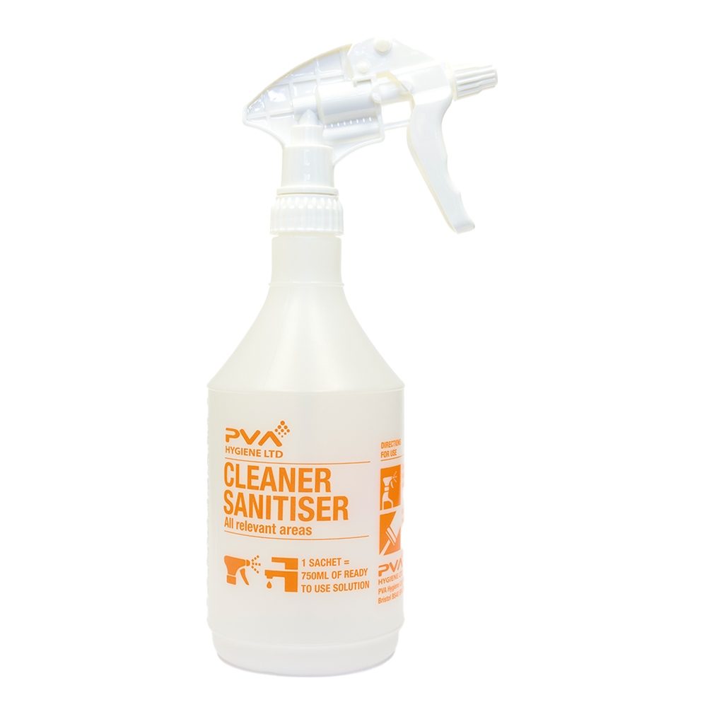PVA Sanitiser Trigger Spray Bottle (Empty Bottle Only) - 750ml
