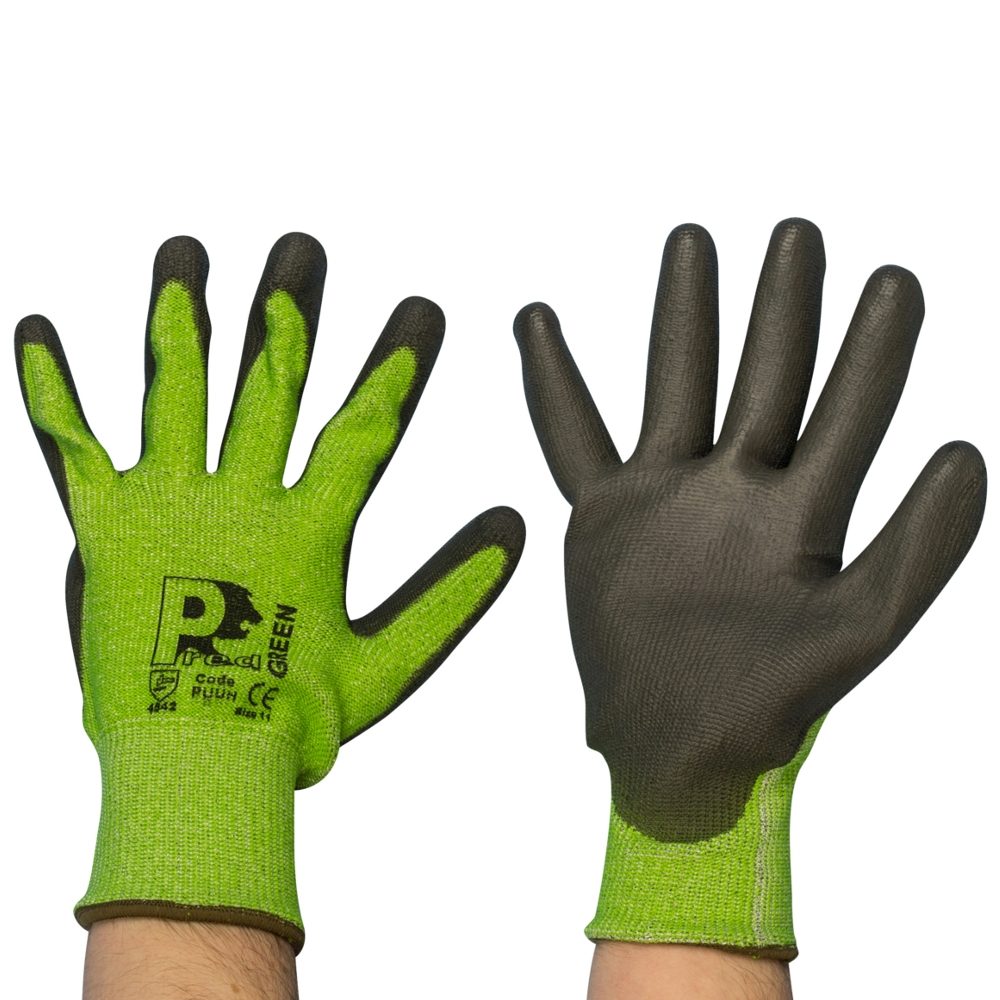 Coloursafe Green Cut Level C Nitrile Glove