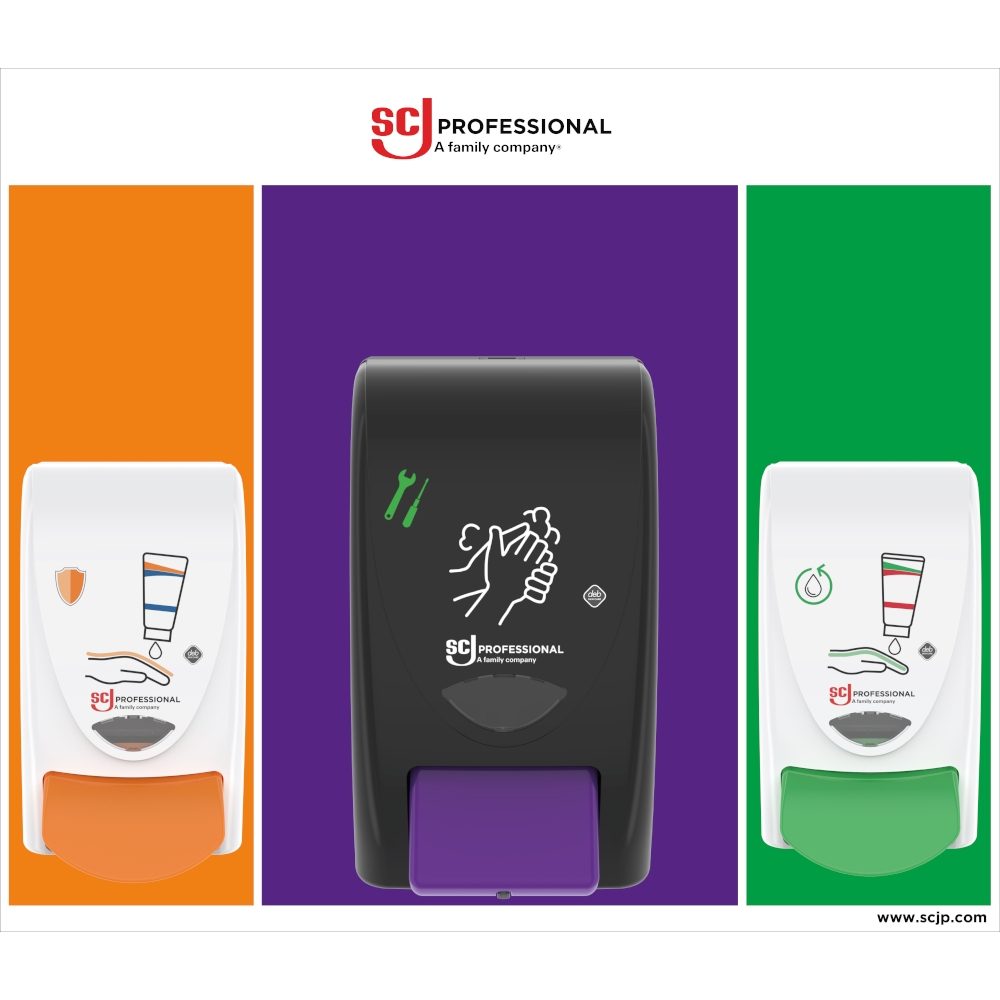 Deb Skin Safety Small Board c/w 2 x 1 Litre and 1 x 2 litre Dispensers