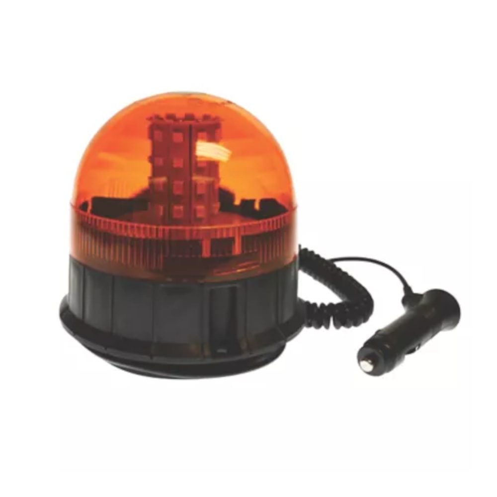 Vehicle Beacons with Magnetic Base - 12/24v