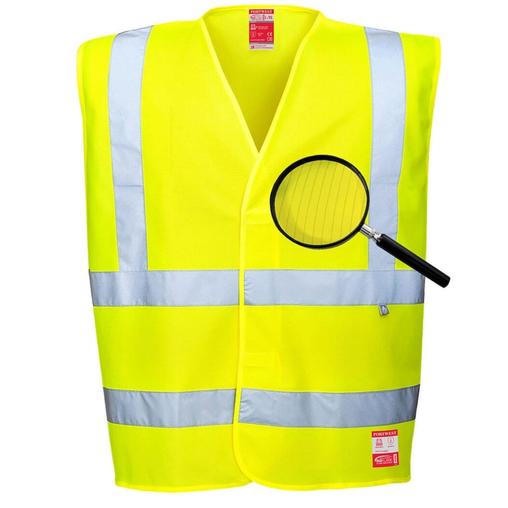 FR71 Flame Retardant Anti-Static Hi Vis Waistcoat