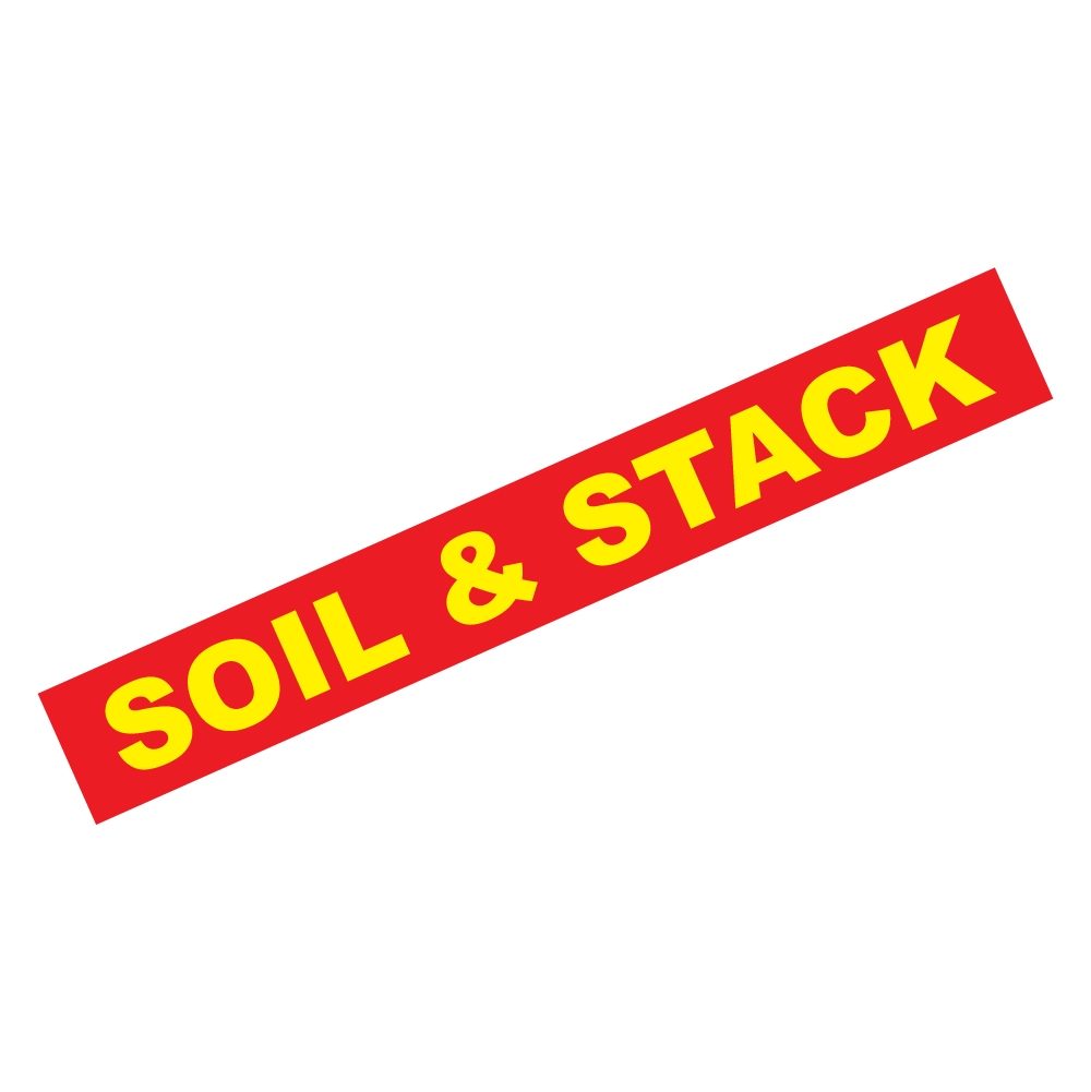 First Fix Marking Tape "Stack/Soil" - 48mm x 33m - Red