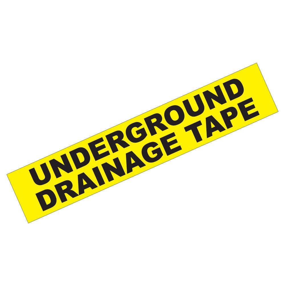 First Fix Marking Tape "Underground" - 48mm x 33m - Yellow
