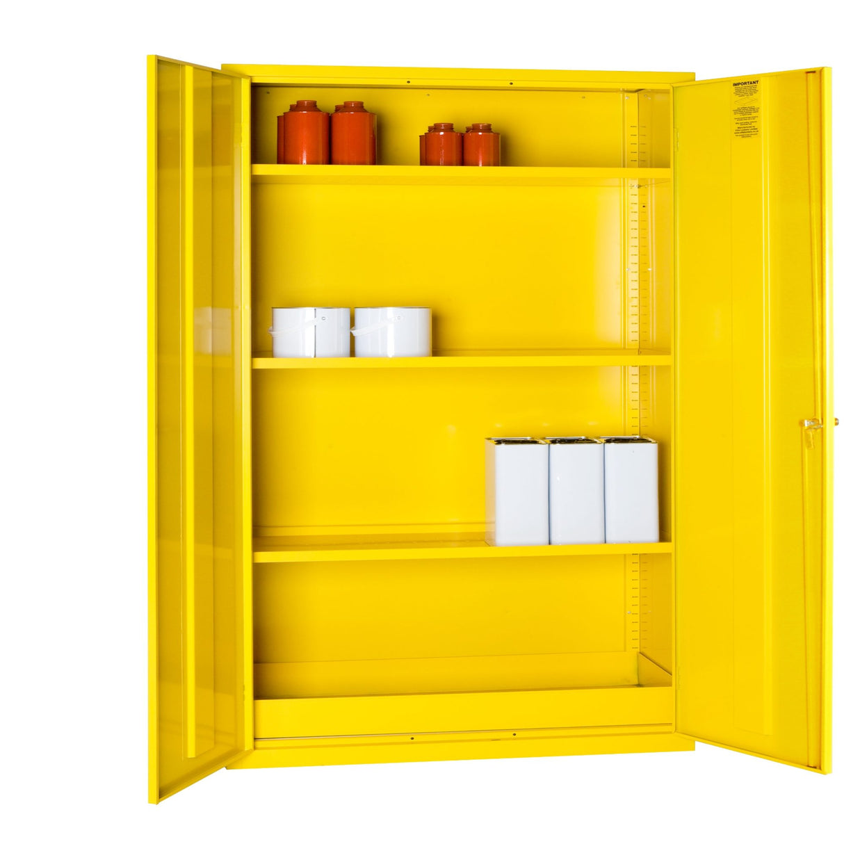 Flammable Liquid Cabinet Two Door - 1800mm x 900mm x 460mm