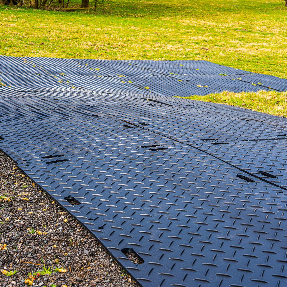 GroundTrak PRO Mat - 1200mm x 2400mm x 12.7mm - 60 Tonne - Black