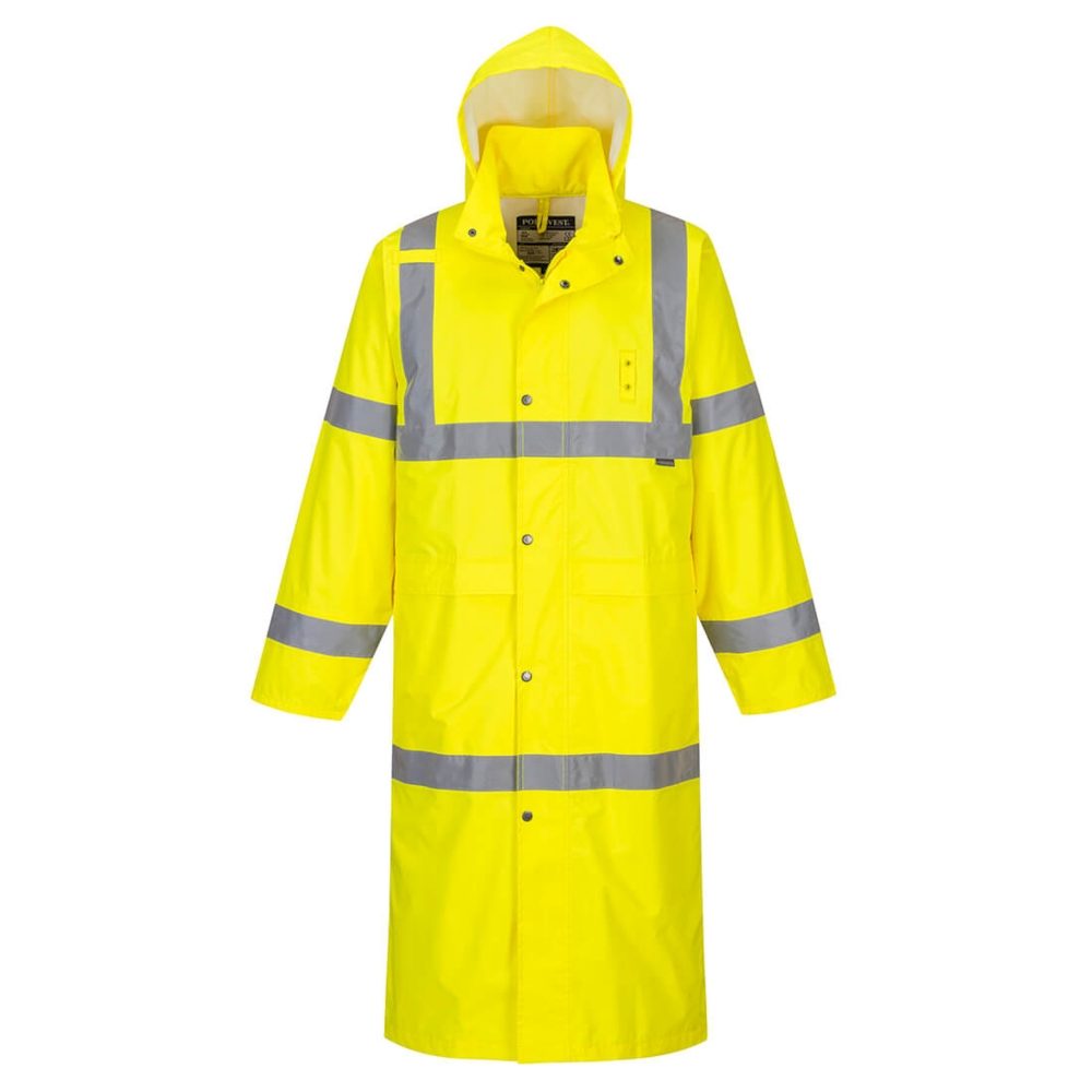 H445 Hi Vis Full Length Coat