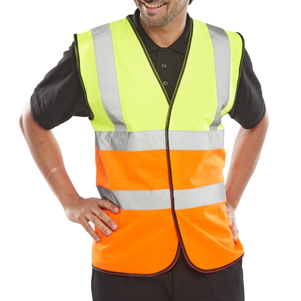 Two-tone Hi Vis Waistcoat