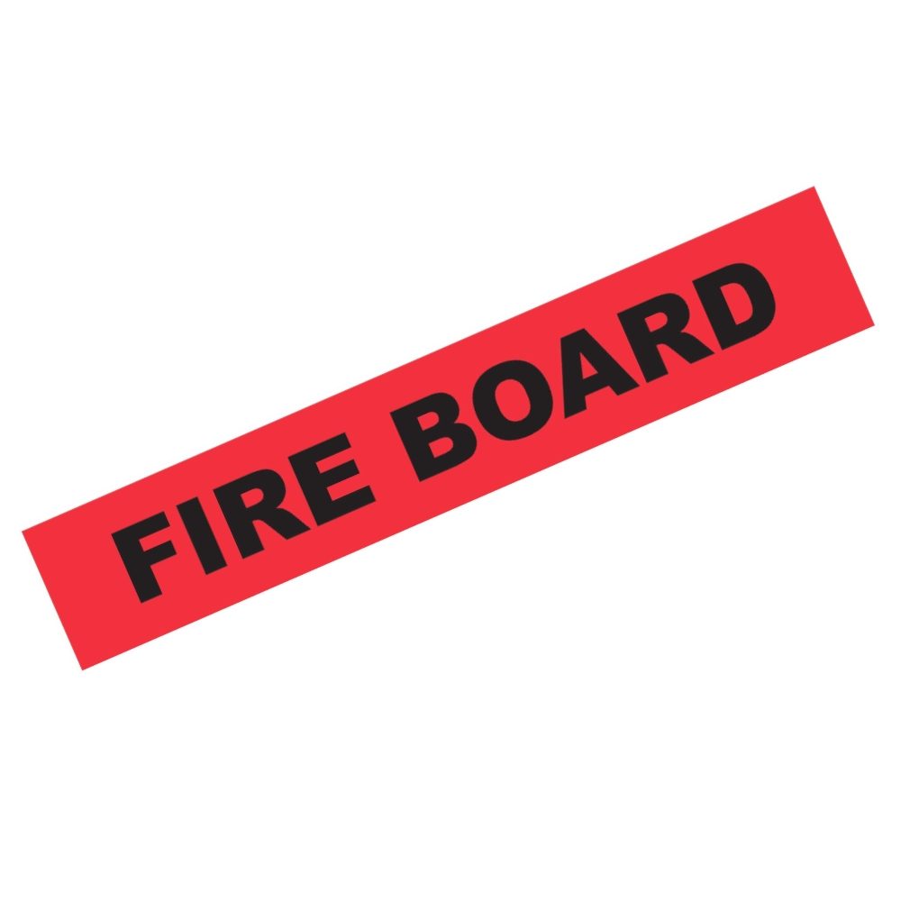 First Fix Fire Board Tape - 48mm x 33m - Red