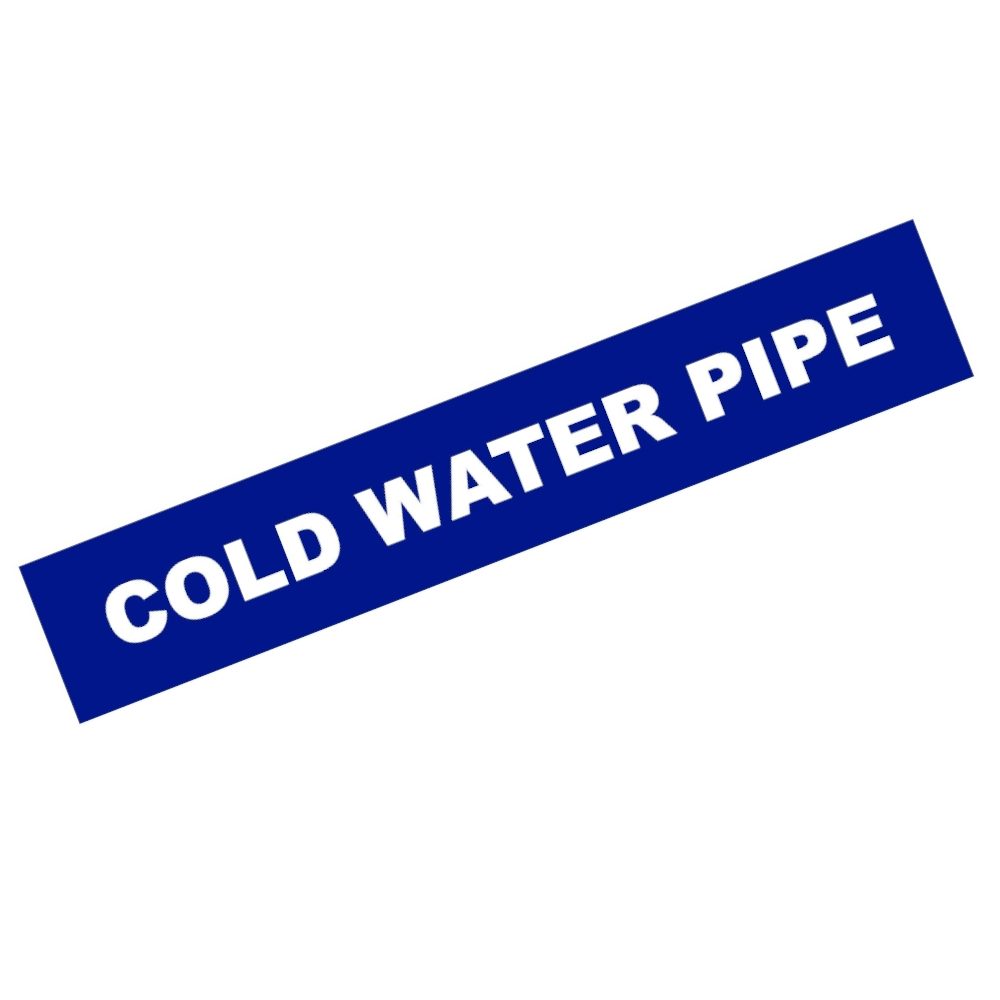 First Fix Cold Water Pipe Tape - 48mm x 33m - Blue