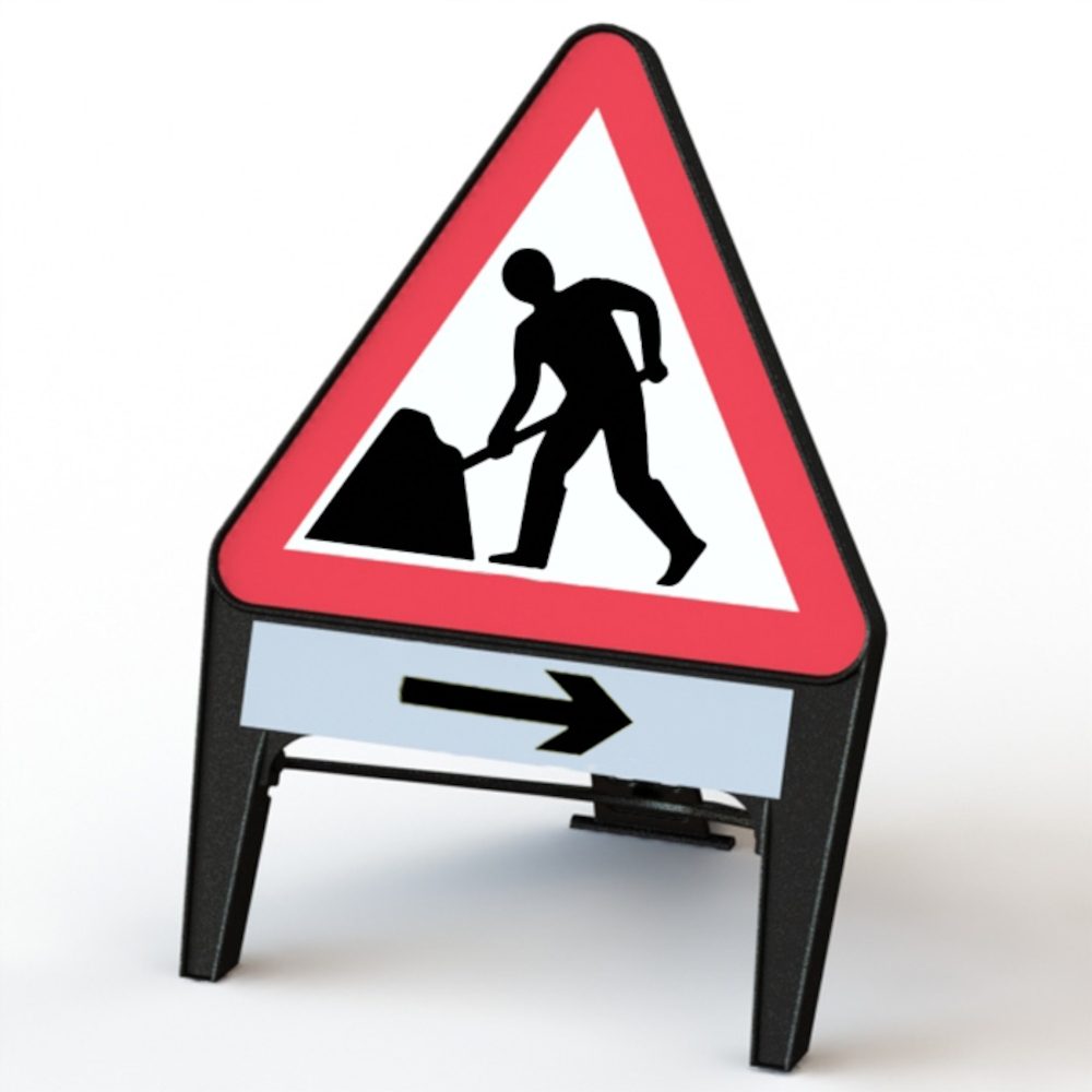 Melba Q-Sign - Men at Work c/w Right Arrow Supp Plate