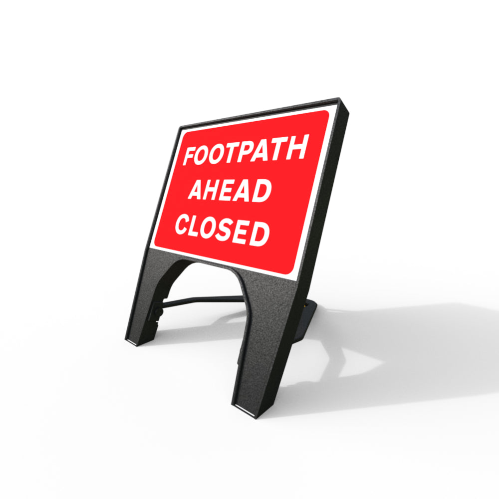 Melba Q-Sign - Footpath Ahead Closed