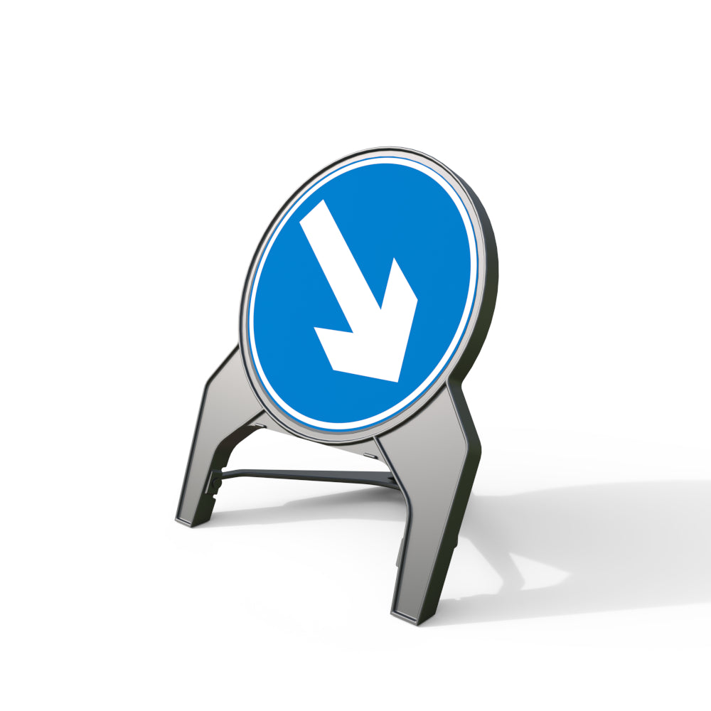 Melba Q-Sign - Keep Right - 750mm