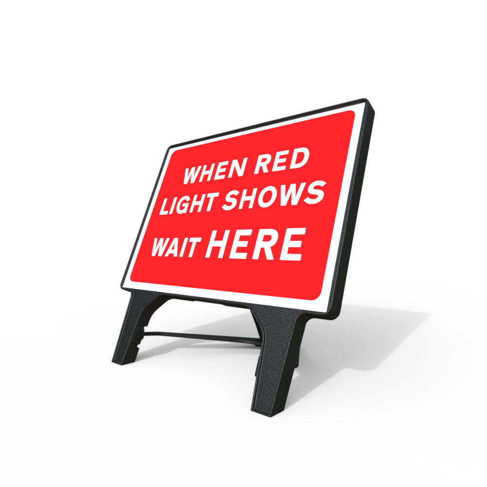 Melba Q-Sign - When Red Light Shows Wait Here