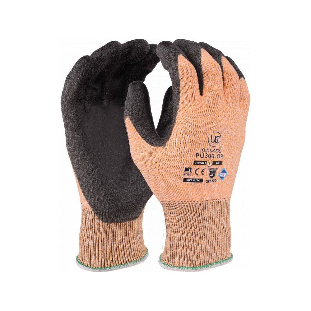 Orange Cut Level C - PU Glove