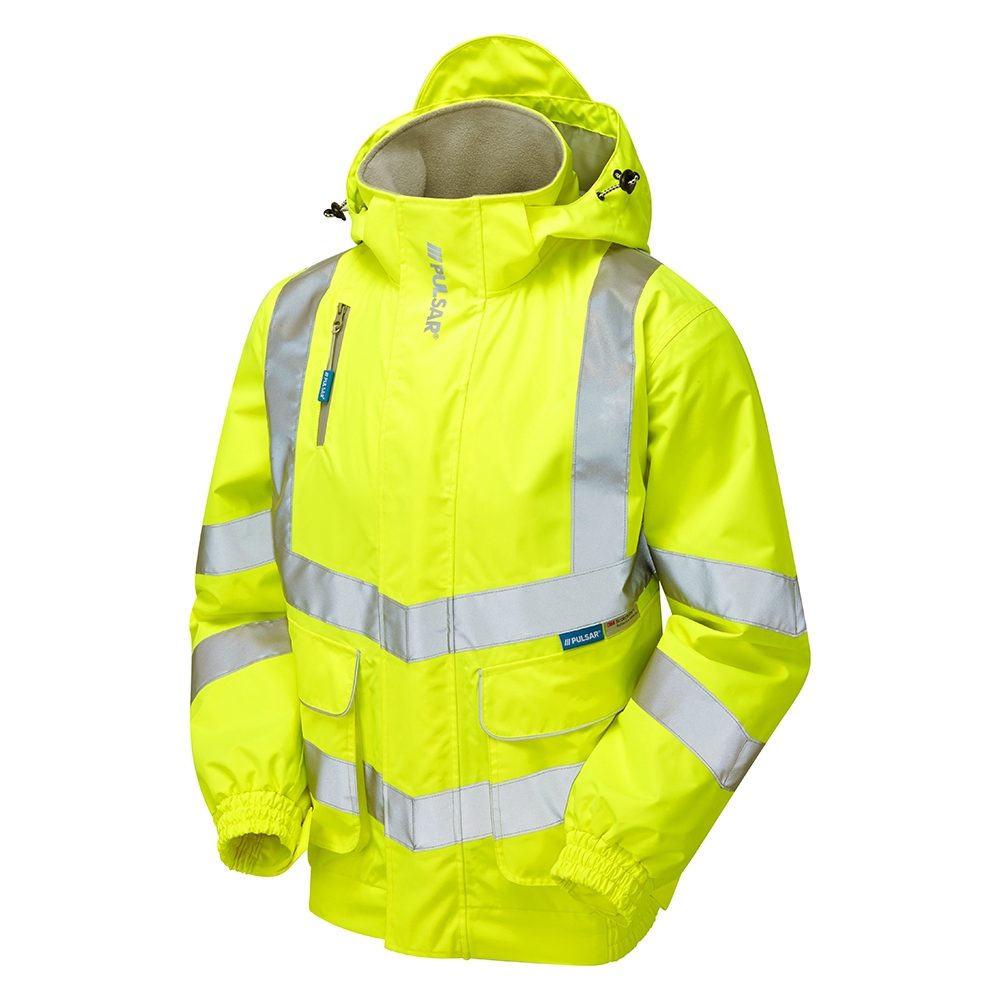 P533 Pulsar Executive Hi Vis Bomber Jacket