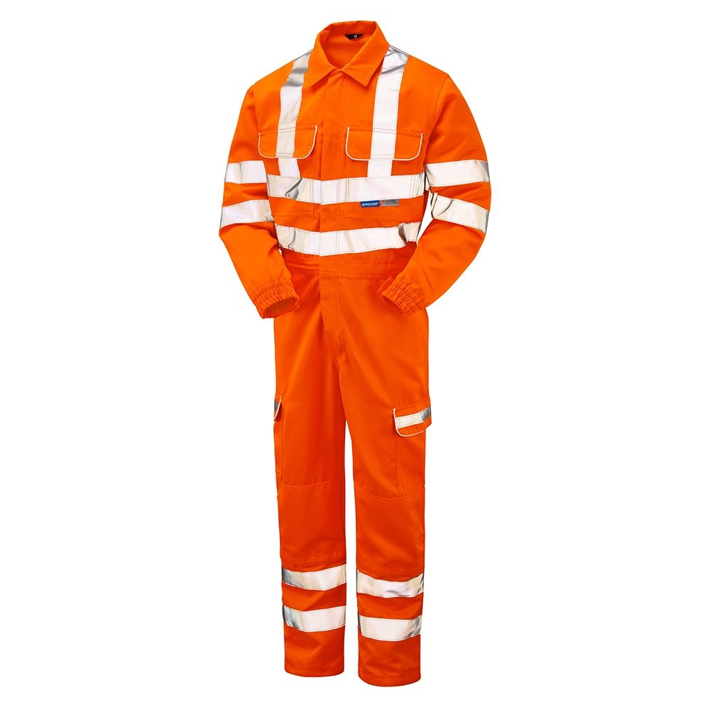 PR339 Pulsarail Hi Vis Teflon Polycotton Coverall