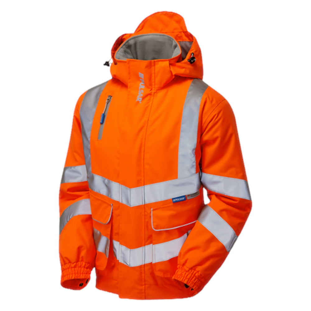 PR496 Pulsarail Hi Vis Bomber Jacket