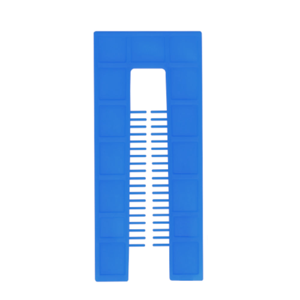 Plastic Packing Shims - Long - Blue - 3mm - Pack of 100