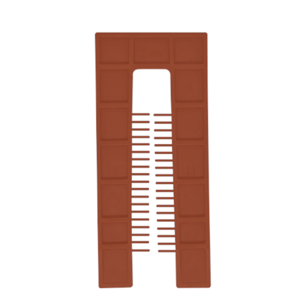 Plastic Packing Shims - Long - Brown - 5mm - Pack of 100