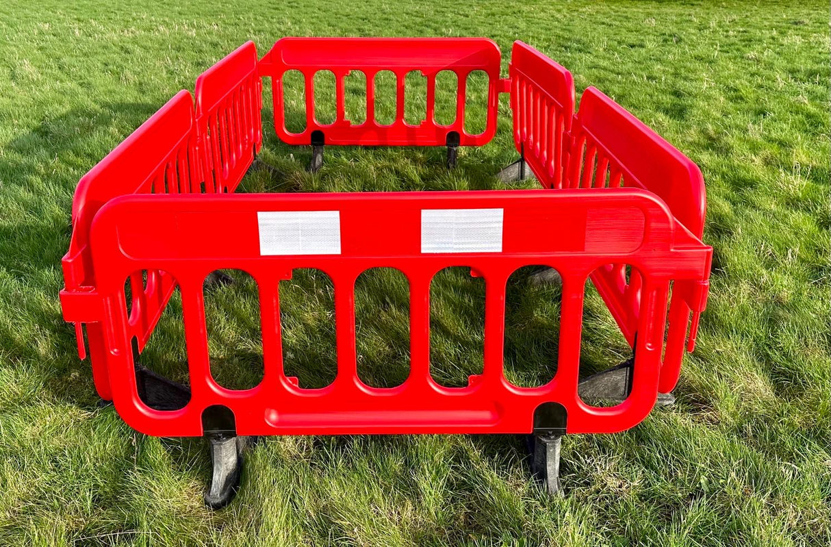 Porta™ Pedestrian Barrier - Red - 2m