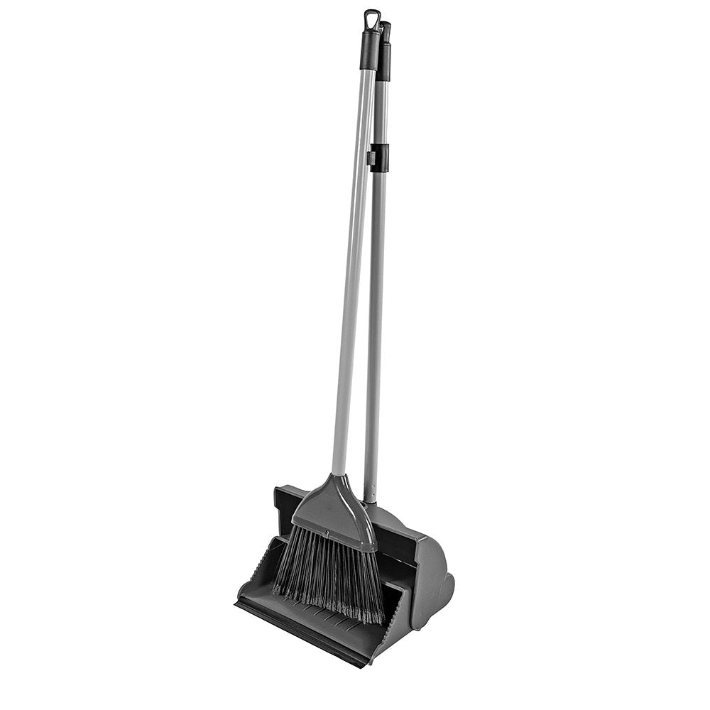 Premium Dustpan & Brush Long Handled