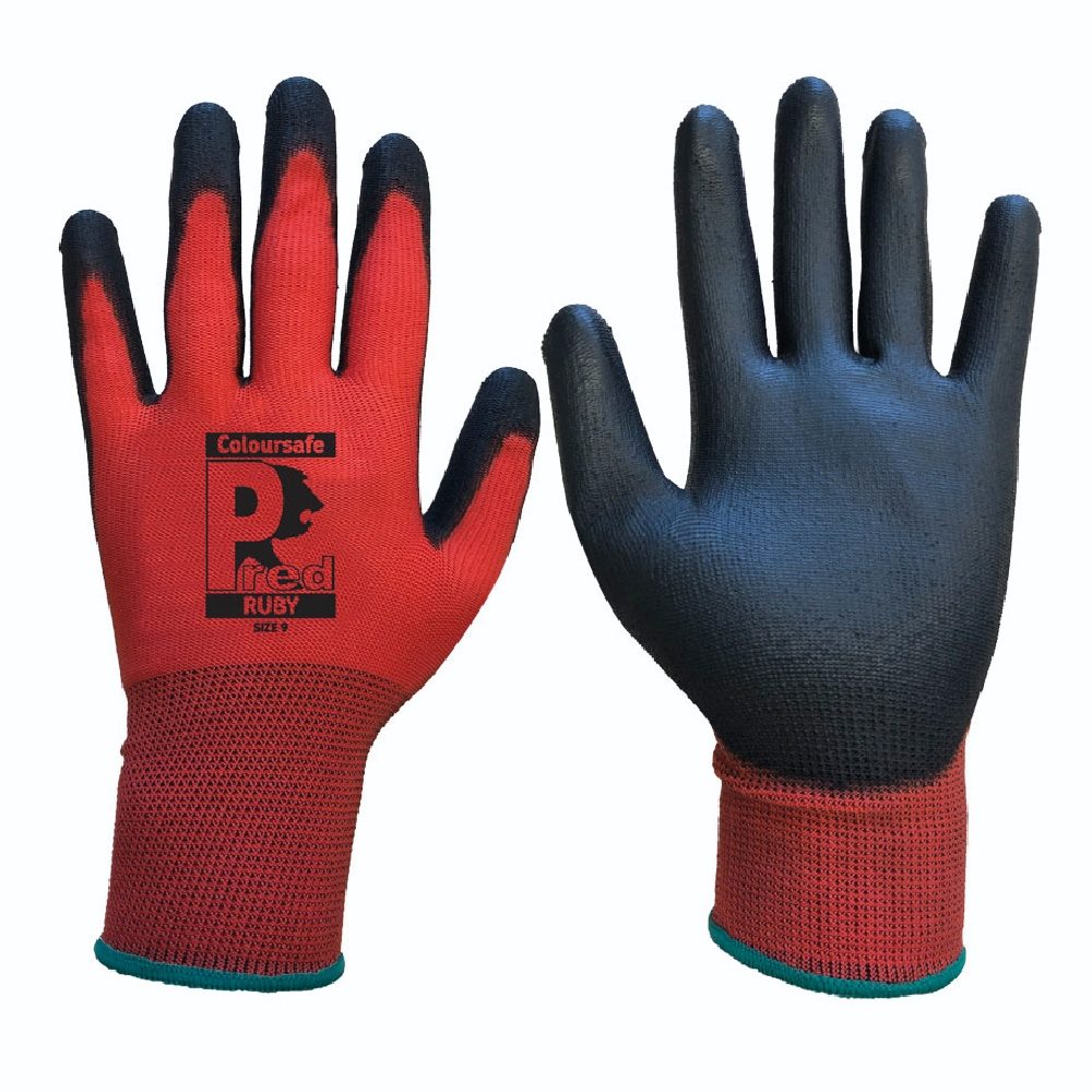 Scudo Cut Level 1 - PU Gloves - Red