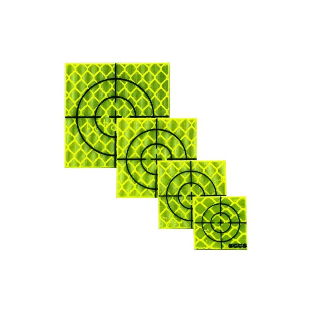 Retro Target - Yellow - 25mm - Pack of 100