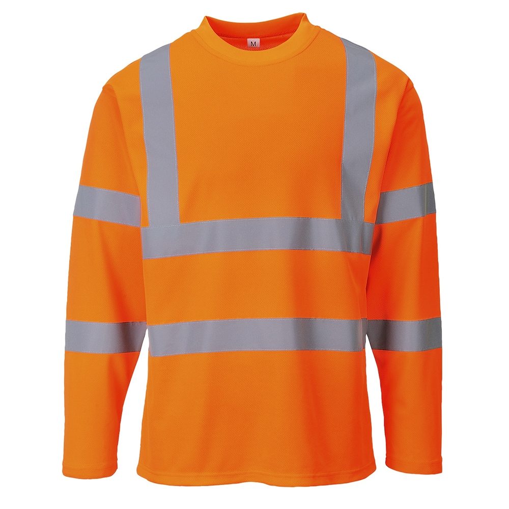 S278 Cotton Comfort Long Sleeve Hi Vis T-Shirt