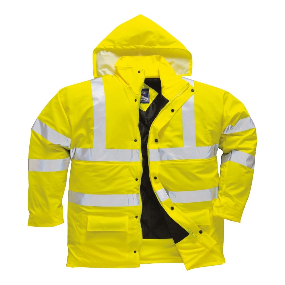 Sealtex 490 Hi Vis Lined Rain Jacket