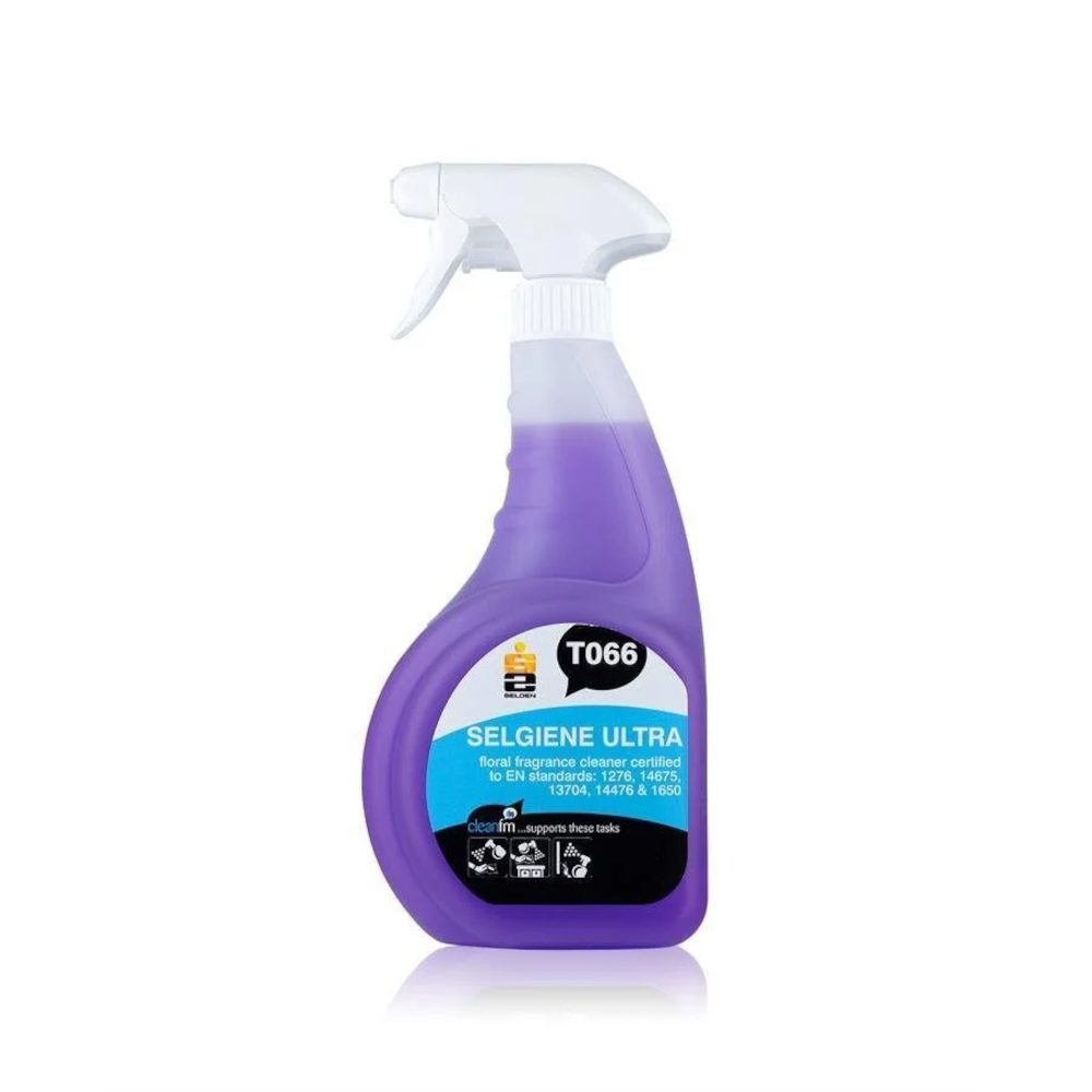 Selden T066 Selgiene Ultra Antibacterial Virucidal Cleaner - 750ml Trigger