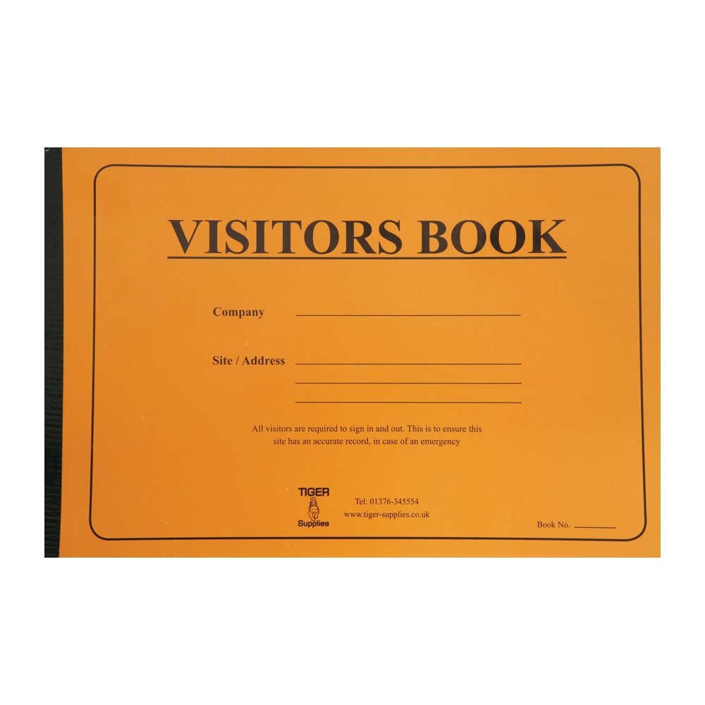 Site Visitors Book 320 x 210mm
