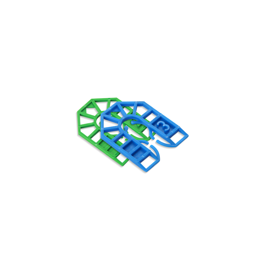 Plastic Packing Shims - 55 x 43mm - Assorted - Box of 1000