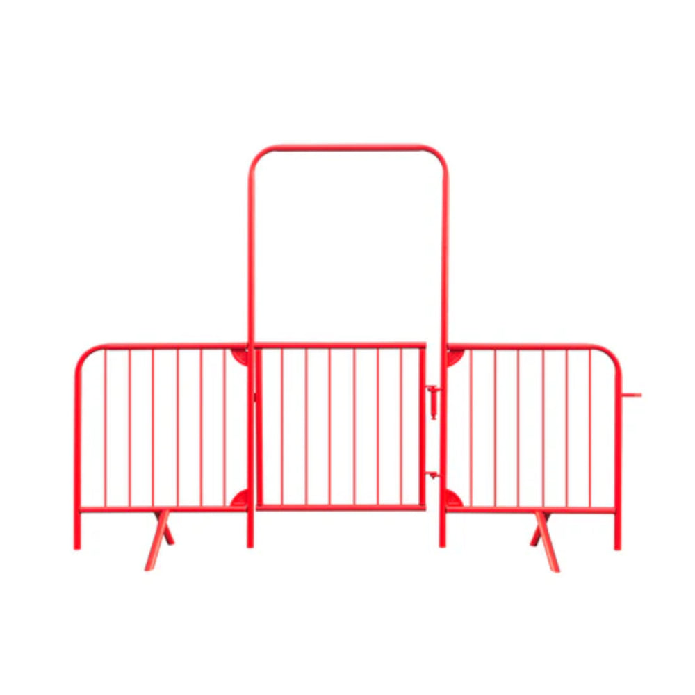 Crossing Point Barrier with Spring-Loaded Gate