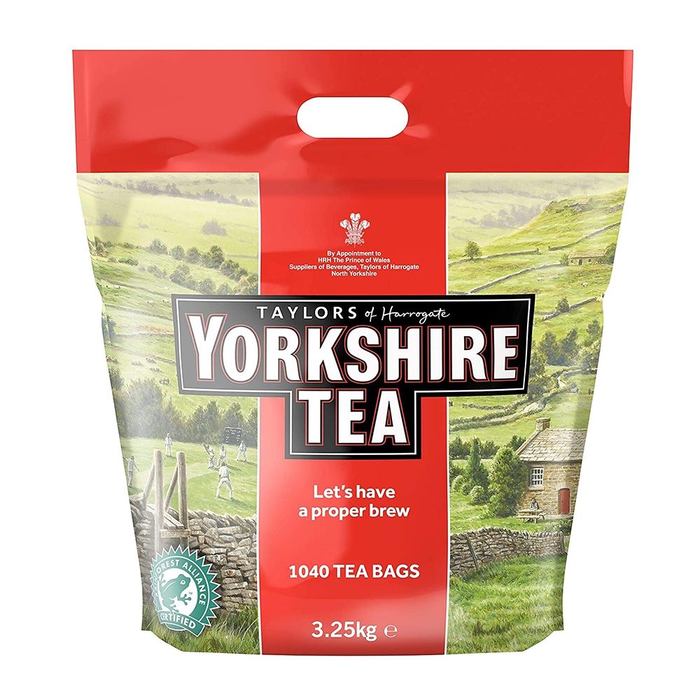 Yorkshire 2 Cup Tea Bags - Pack of 1,040