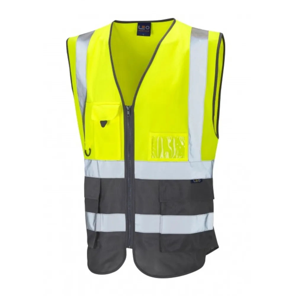 W11 Two-tone Superior Hi Vis Waistcoat