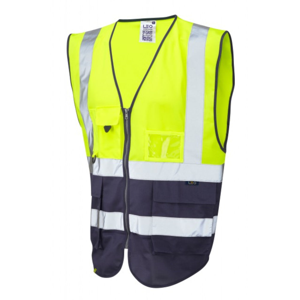 W11 Two-tone Superior Hi Vis Waistcoat
