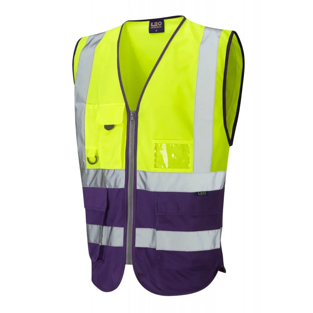 W11 Two-tone Superior Hi Vis Waistcoat