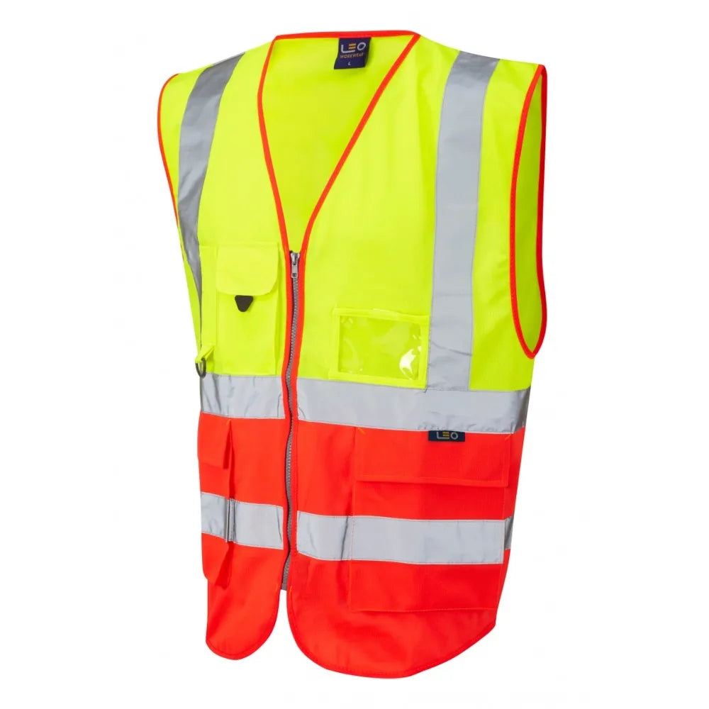 W11 Two-tone Superior Hi Vis Waistcoat
