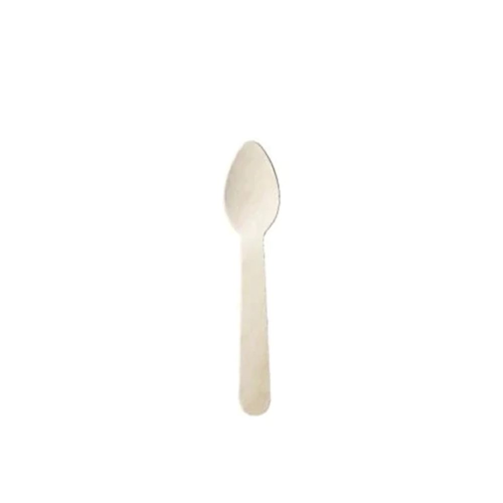 Wooden Teaspoons 110mm - Pack of 100