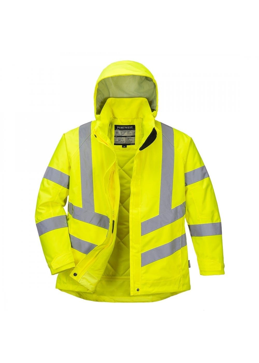 LW74 Women's Hi Vis Padded Jacket