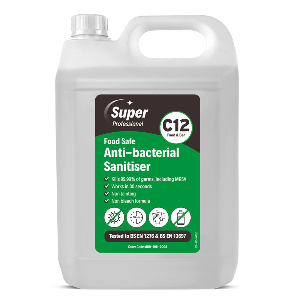 Antibacterial Food Safe Sanitiser - 5 Litre