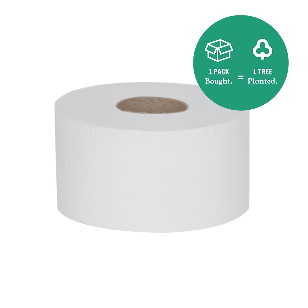 Serious Tissues - Mini Jumbo Toilet Roll - Pack of 12